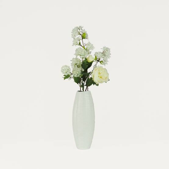 Ligne Deco - Jasmin artificiel en tige blanc 100cm lot de 2 Ligne Déco - Image 3