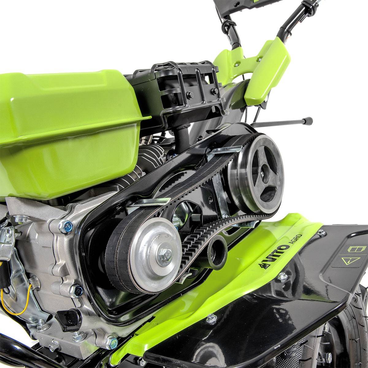 Motoculteur à essence 7CV 212 Cm3 5200W + Jeu de FRAISES + Butteur Idéal Jardin & Maraîchage VITO - Image 8