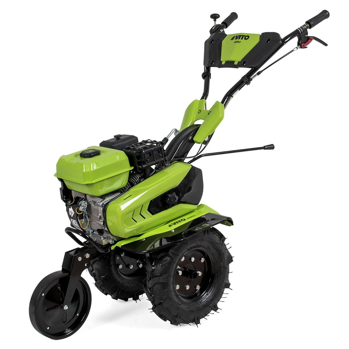 Motoculteur à essence 7CV 212 Cm3 5200W + Jeu de FRAISES + Butteur Idéal Jardin & Maraîchage VITO - Image 9