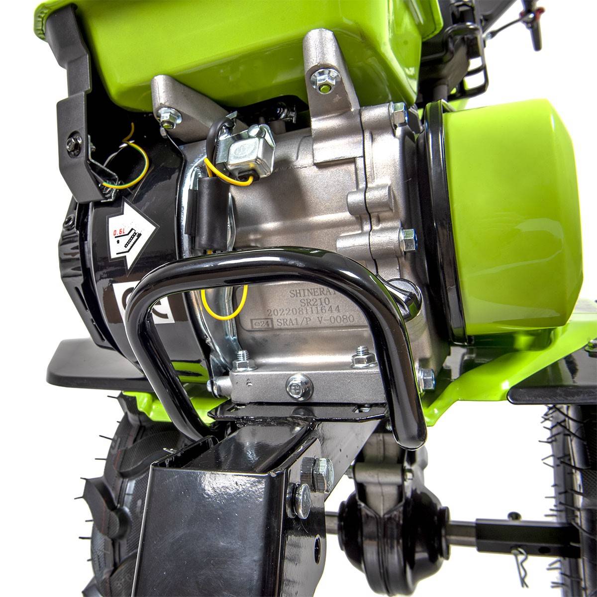 Motoculteur à essence 7CV 212 Cm3 5200W + Jeu de FRAISES + Butteur Idéal Jardin & Maraîchage VITO - Image 6