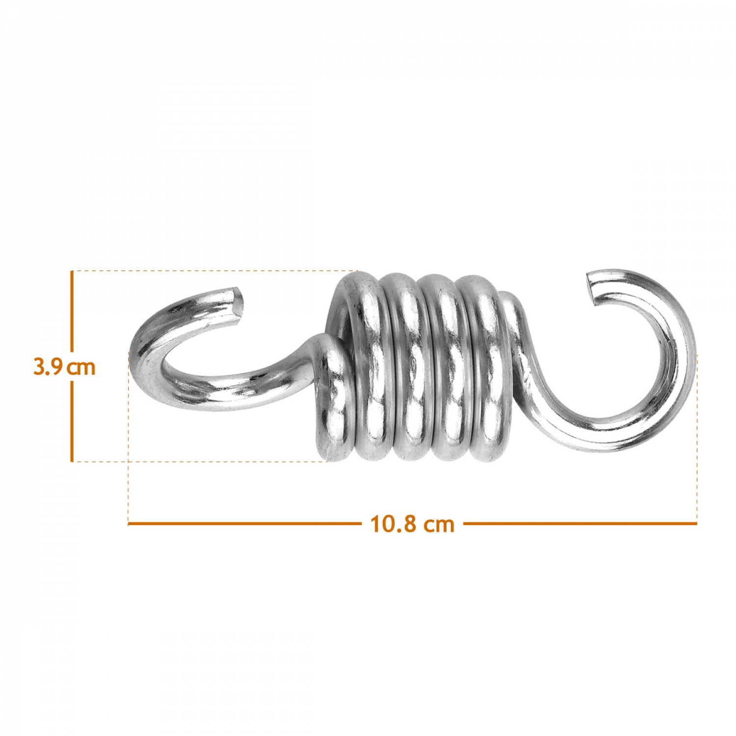 Linxor - Lot de 2 crochets à ressort pour suspension, balançoire, hamac - Acier inoxydable - Linxor - Imagen 2