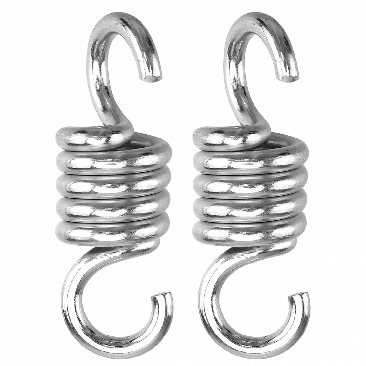 Linxor - Lot de 2 crochets à ressort pour suspension, balançoire, hamac - Acier inoxydable - Linxor - Imagen 1
