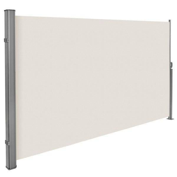 Helloshop26 - Auvent store latéral brise-vue abri soleil aluminium rétractable 200 x 300 cm beige - Imagen 2