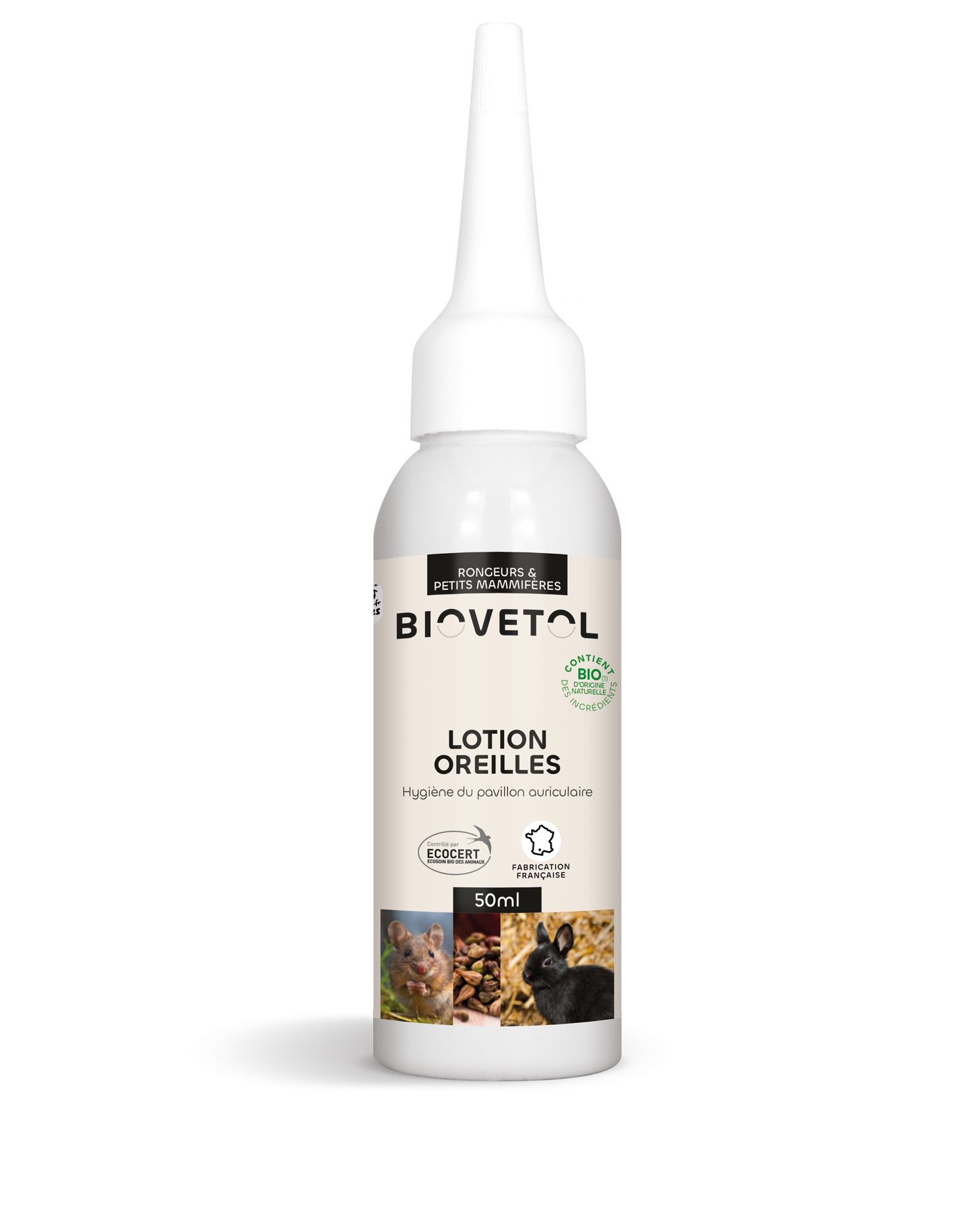 Biovetol - Lotion Oreille Bio rongeurs - 50ml - Imagen 1