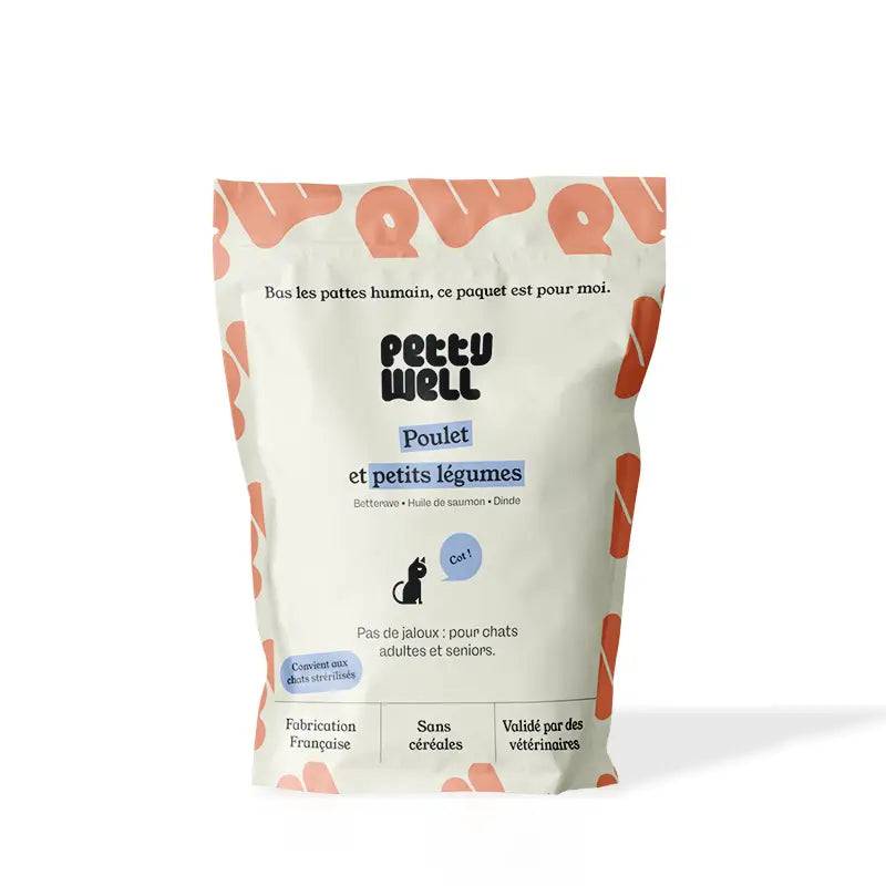 Petty Well - Croquettes Sans Céréales Poulet & Dinde pour Chat - Imagen 4