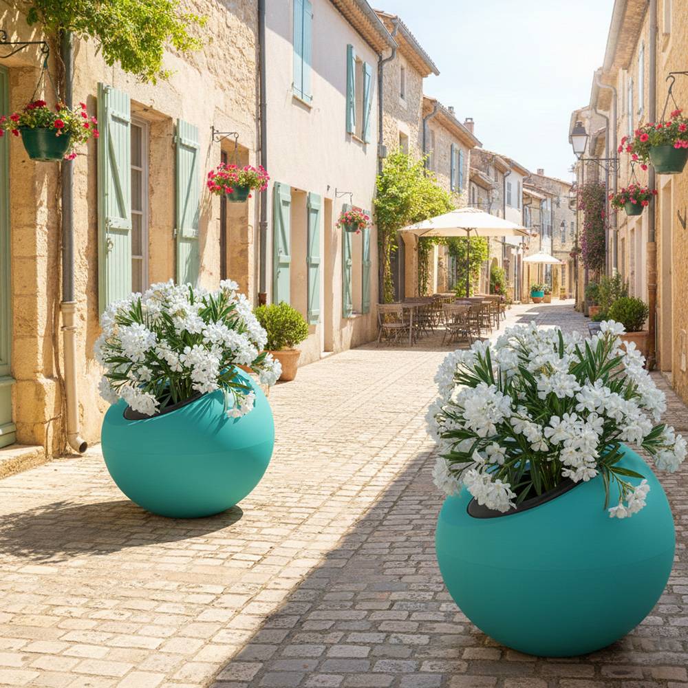 Pot de fleurs dolce vita 300l - plast'up rotomoulage - Image 4