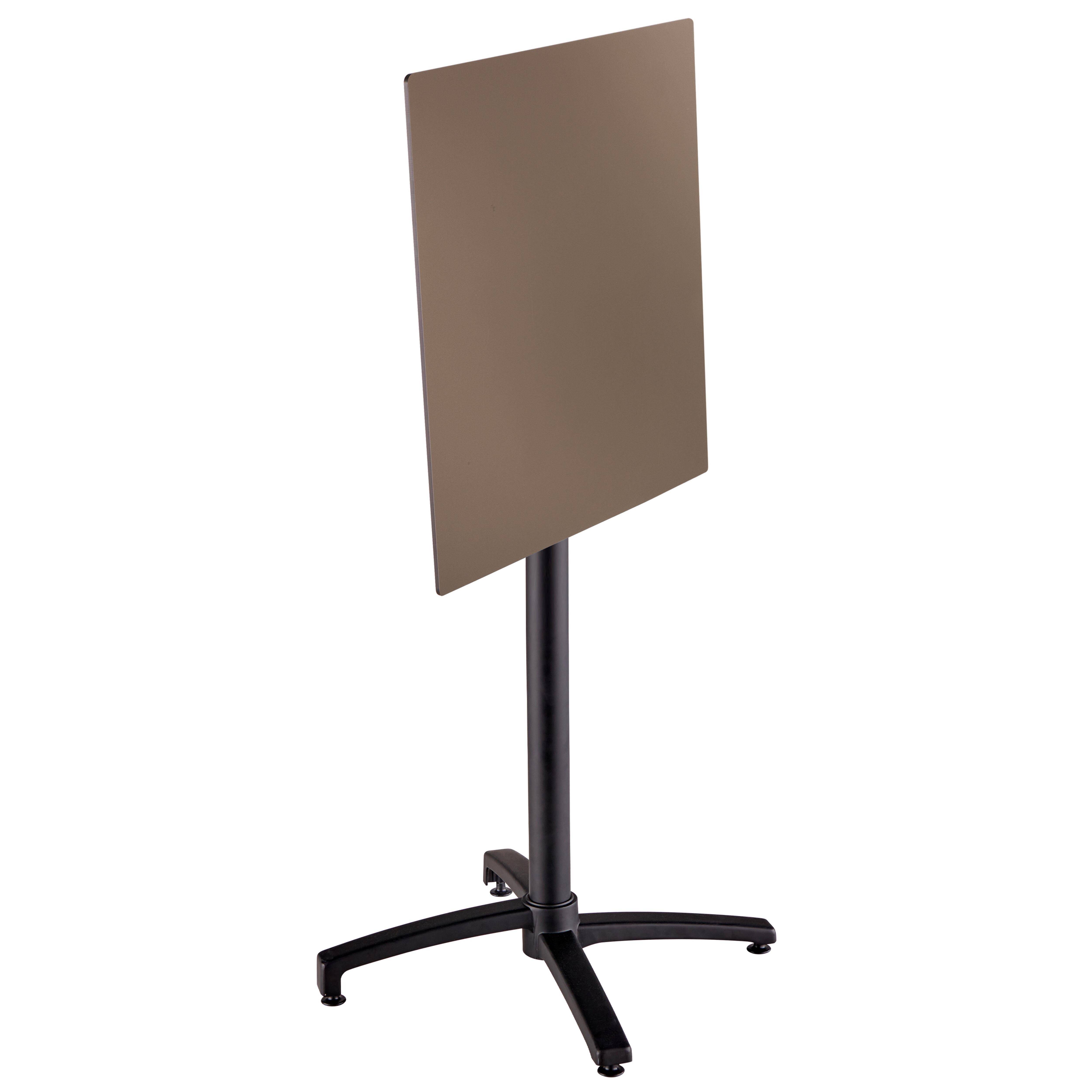 Oviala - Ensemble table haute stratifié taupe et 2 chaises hautes gris - Oviala - Imagen 3