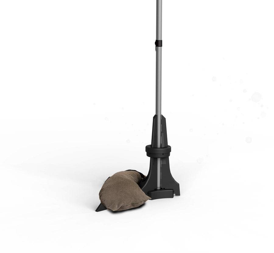 Baser - Pied pour parasol de balcon marron foncé - 25 Kg -  de Ø20 à 40 mm Baser - Imagen 1
