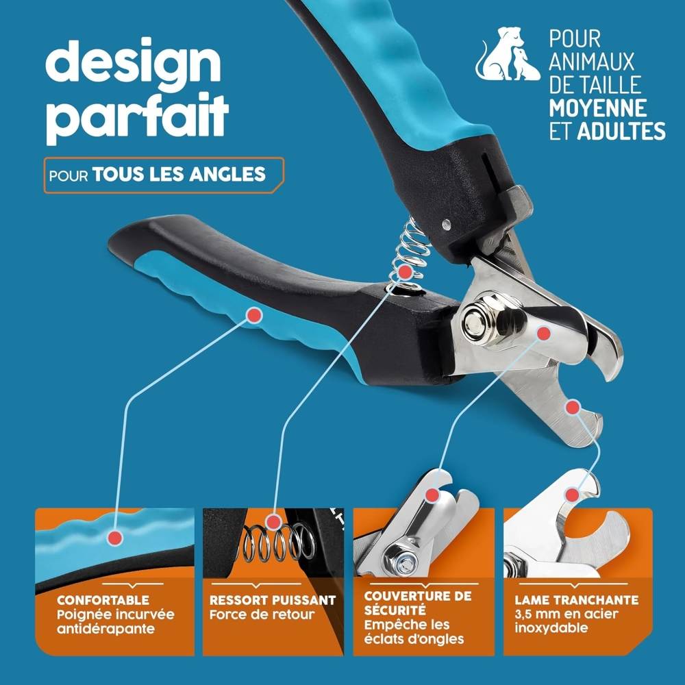 IntiMeg - Coupe-ongles pour chien bleu - IntiMeg - Image 5