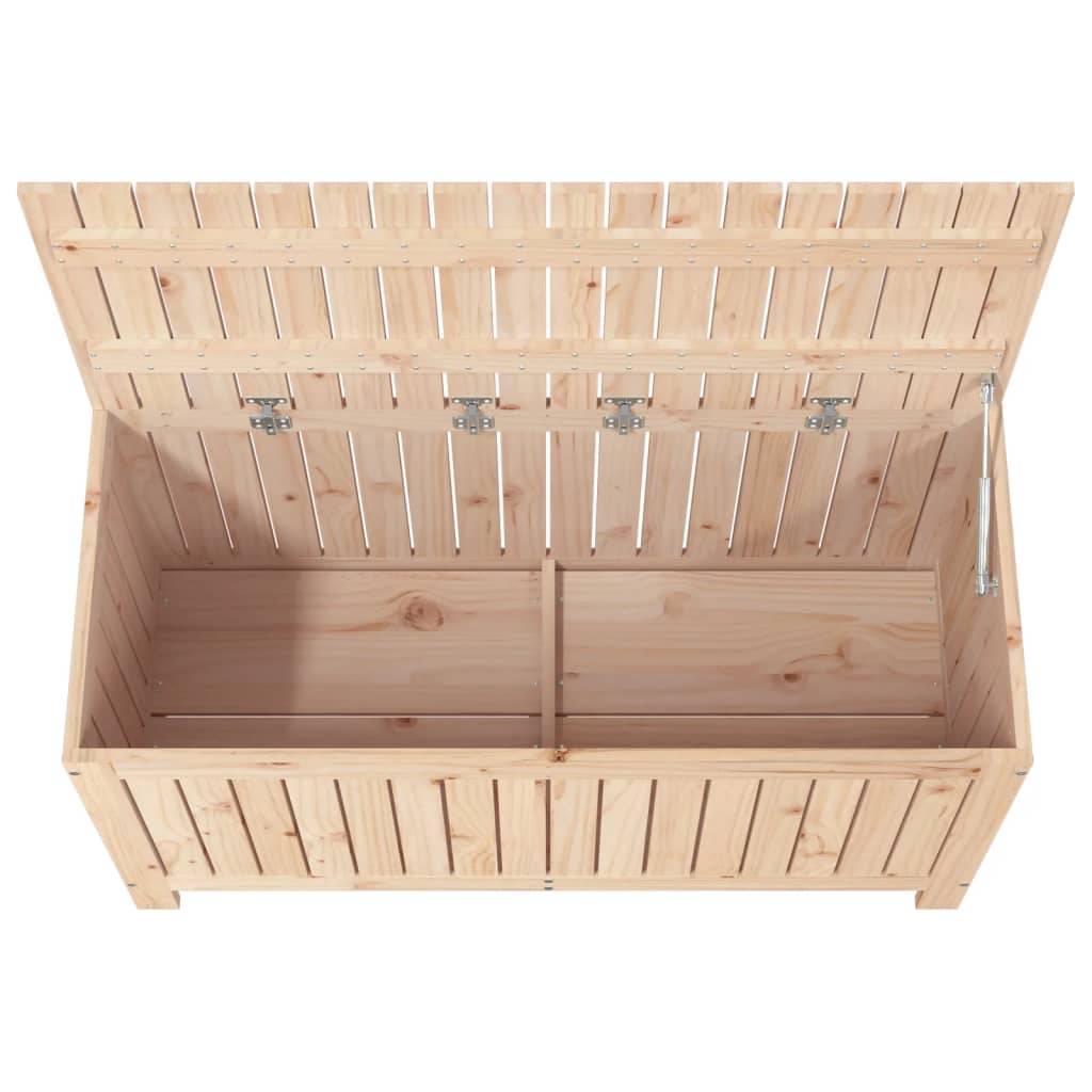 Coffre de rangement - Boîte de rangement extérieure - Coffre de jardin 115x49x60 cm Bois massif de pin - Image 8