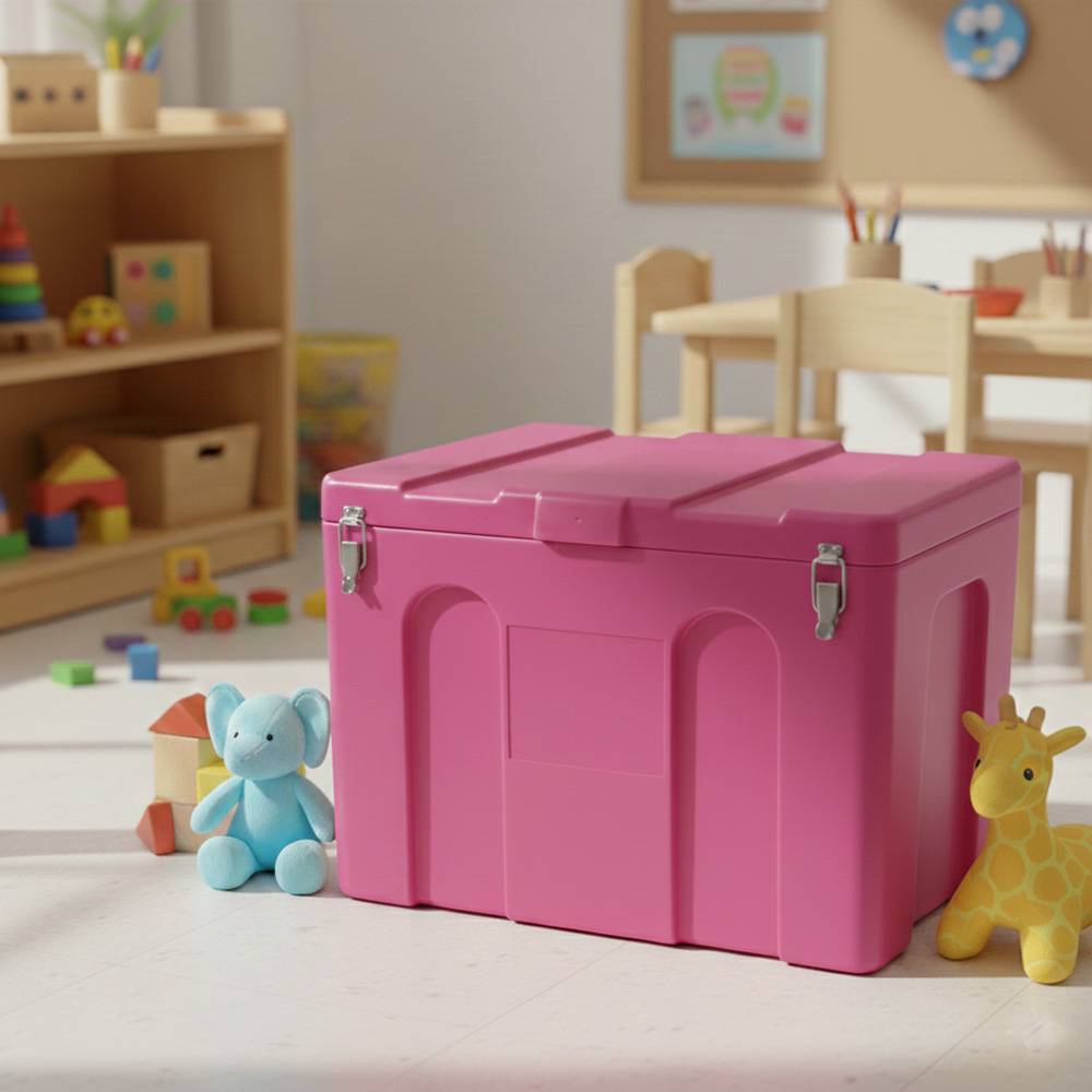 Coffre de rangement 140l- plast'up rotomoulage - Imagen 2
