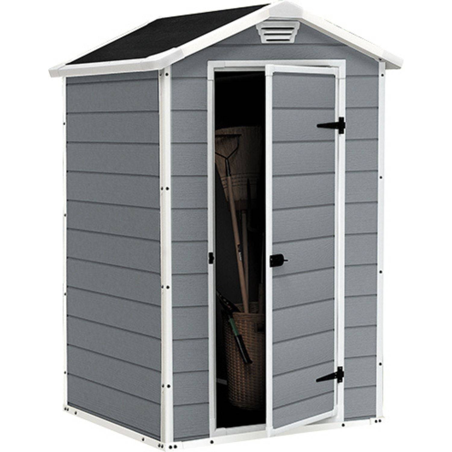 Keter - Abri de jardin 1,22m² MANOR 4x3 Gris Keter - Image 4