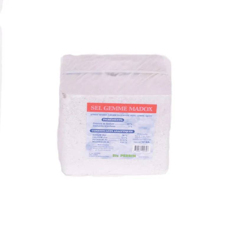 Bloc Sel gemme tout animal, complément alimentaire 10kg Perrin Madox ...