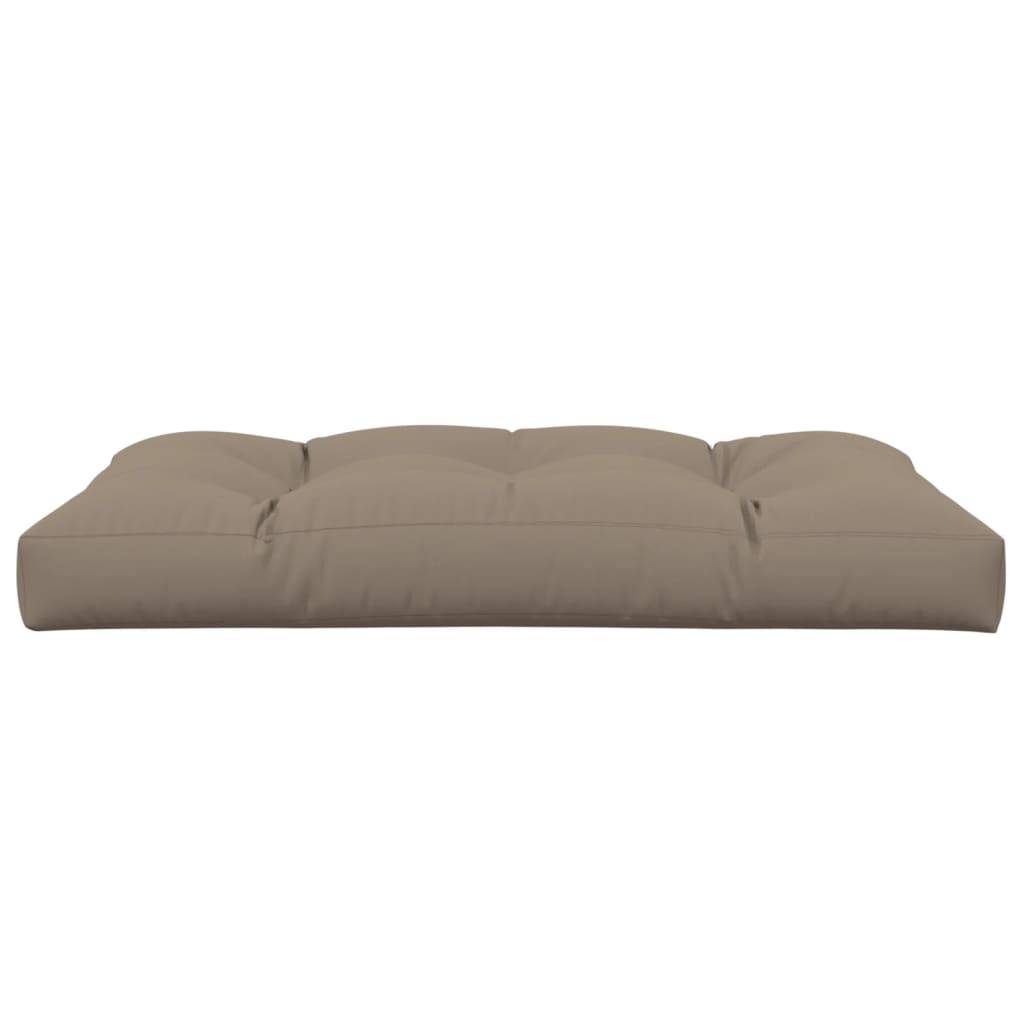 Coussin en palette Taupe 120 X 80 cm - Prolenta Premium - Image 4