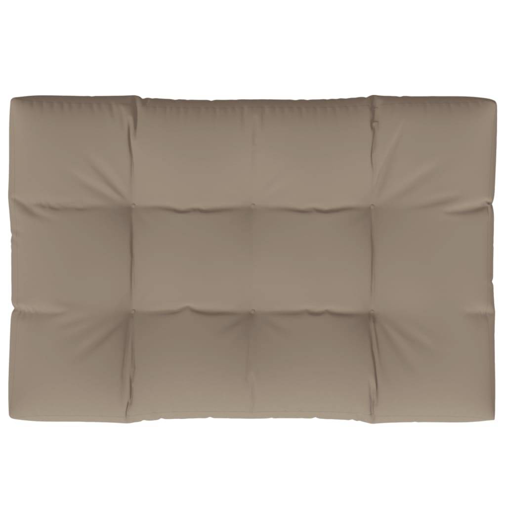 Coussin en palette Taupe 120 X 80 cm - Prolenta Premium - Image 6