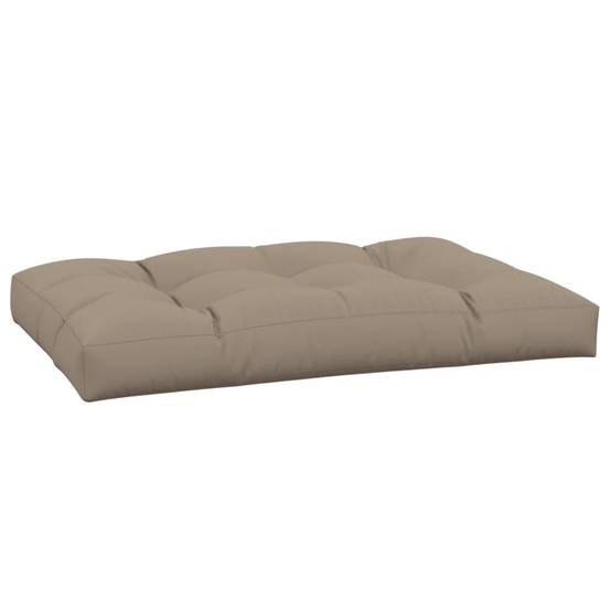 Coussin en palette Taupe 120 X 80 cm - Prolenta Premium - Image 2