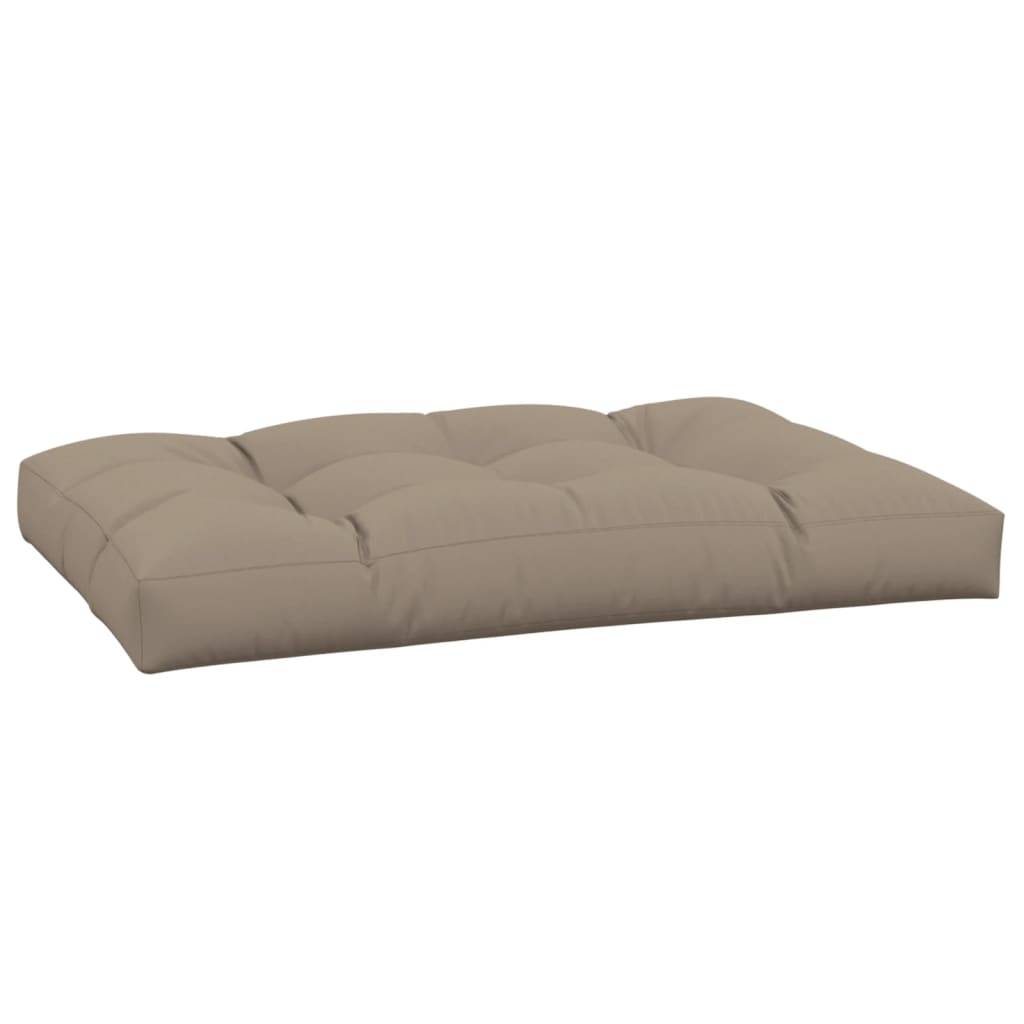 Coussin en palette Taupe 120 X 80 cm - Prolenta Premium - Image 2