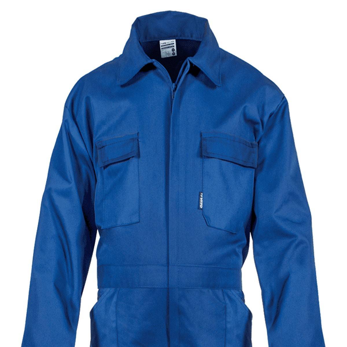 Combinaison de Travail 5 poches Bleu Taille L Polyester/Coton VITO - Image 3