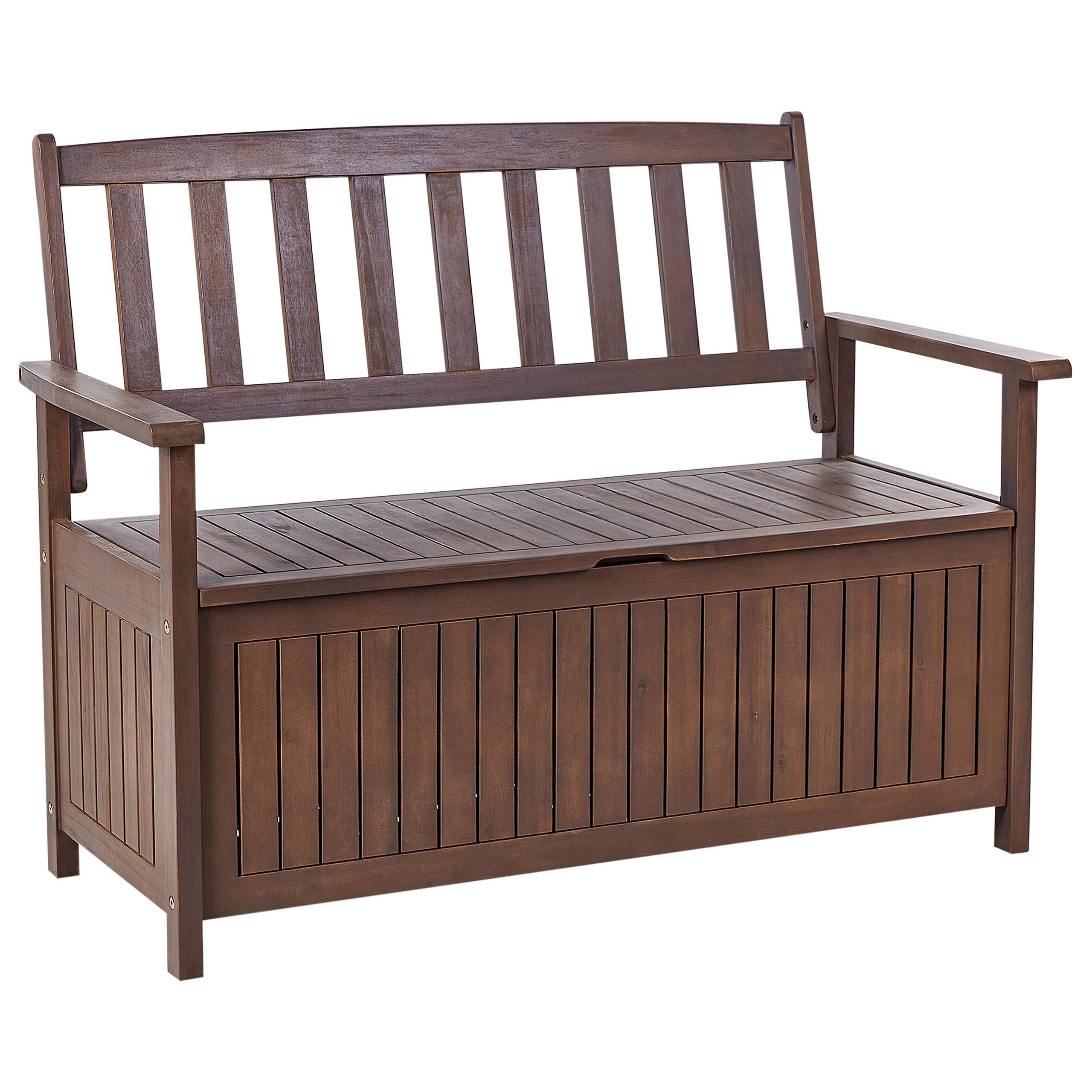 Beliani - Banc, 2 Personnes Acacia Marron foncé SOVANA - Beliani - Imagen 4