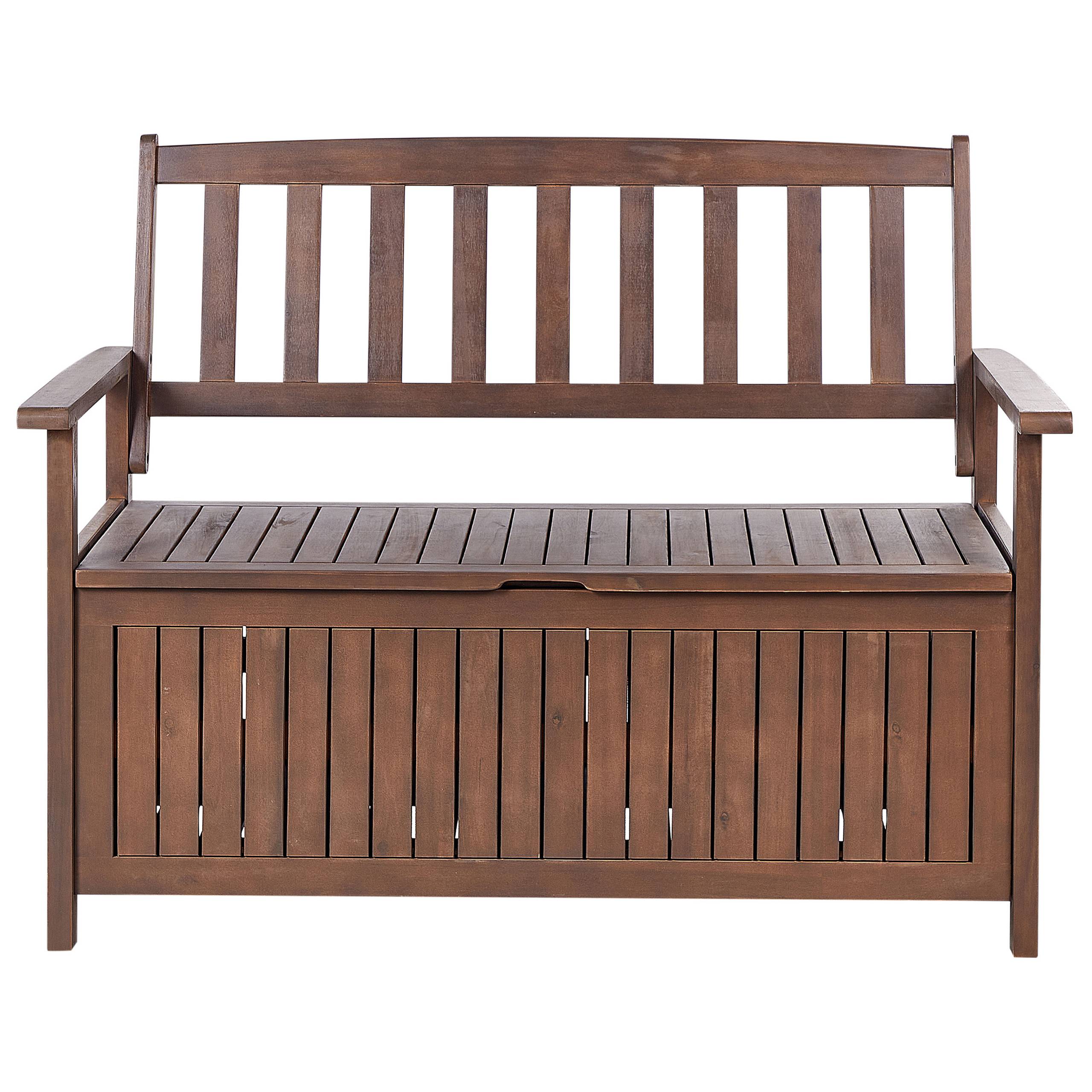 Beliani - Banc, 2 Personnes Acacia Marron foncé SOVANA - Beliani - Imagen 2
