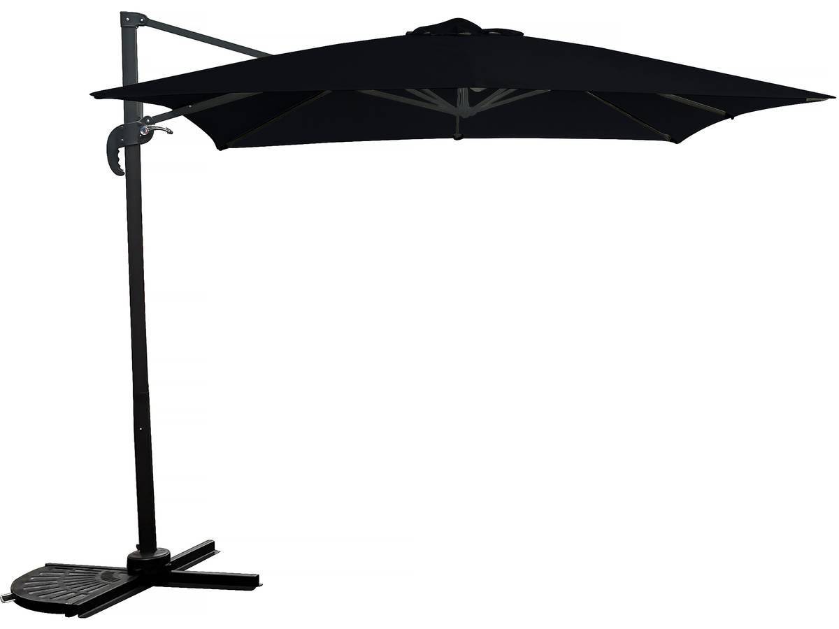 Parasol Jardin Déporté - 2.5 X 2.5 M - Noir -habitat Et Jardin - Imagen 1