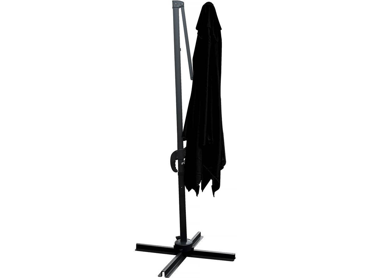 Parasol Jardin Déporté - 2.5 X 2.5 M - Noir -habitat Et Jardin - Imagen 3