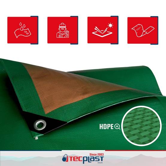 Pack Paysagiste L'ESSENTIEL - 2 Bâches imperméables HQ250JD - 1,5x6m (x1) + 2x3m (x1) - PM1JD TECPLAST - Image 8