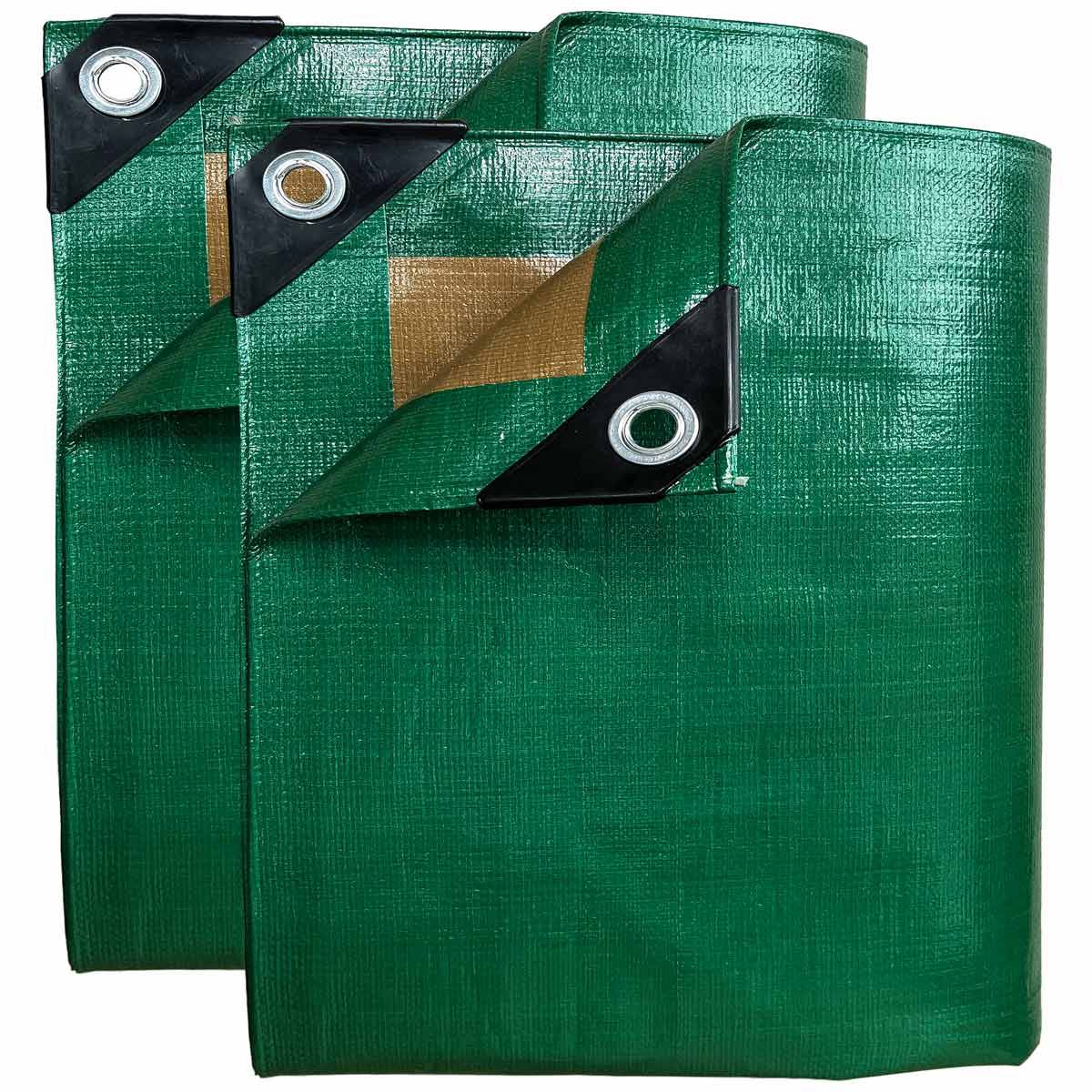 Pack Paysagiste L'ESSENTIEL - 2 Bâches imperméables HQ250JD - 1,5x6m (x1) + 2x3m (x1) - PM1JD TECPLAST - Image 1