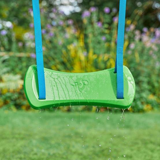 Tp Toys - Portique bois Thymelee H.200 cm avec 2 balançoires, toboggan, échelle et kit d’ancrage – TP TOYS - Imagen 8