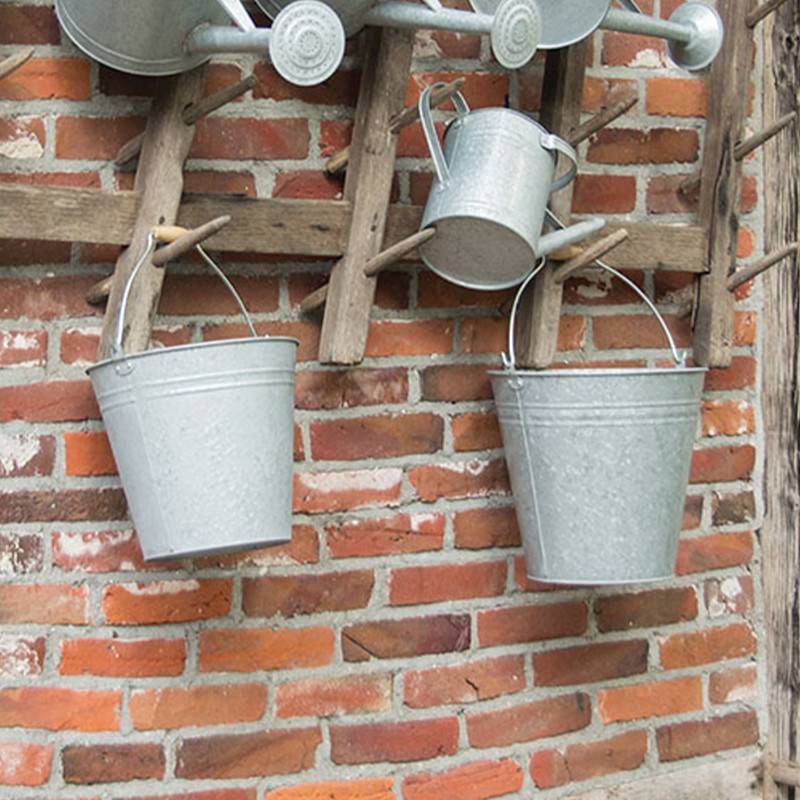 Esschert Design - Seau en Zinc Patiné 9.5L avec anse - Esschert Design - Imagen 2