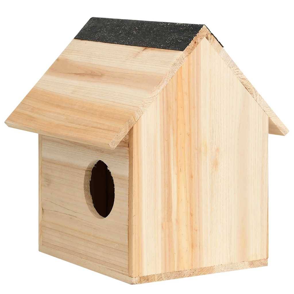 Vidaxl - Maison pour écureuils Bois de sapin massif 26x25x29 cm vidaXL 314821 - Imagen 4