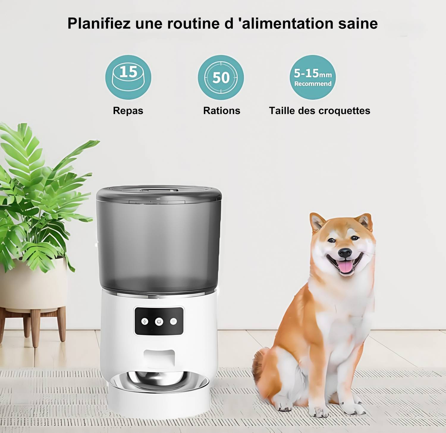 Distributeur automatique de nourriture pour chats 4L - Image 5