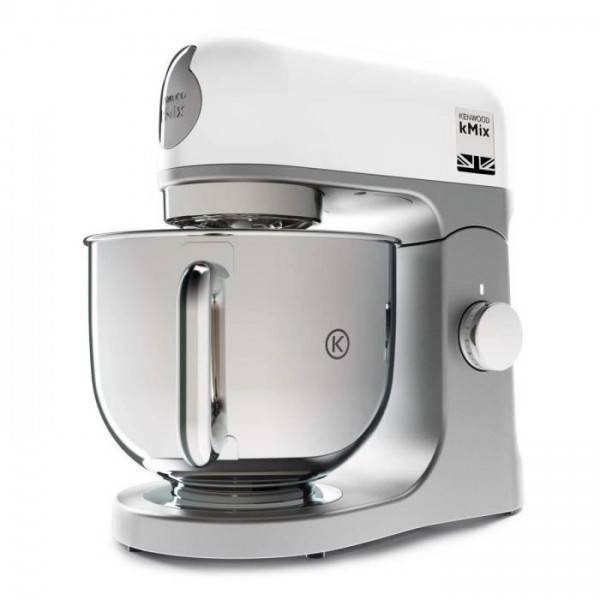 Robot  pâtissier KENWOOD KMX750WH - Blanc - 1000 W - Bol acier inoxydable 5 L - Image 2