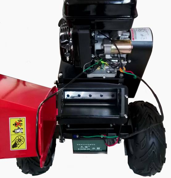 Broyeur de branches 15CV OHV 420cc à démarrage électrique – Pack complet avec huile moteur et 2 couteaux de rechange - Image 5