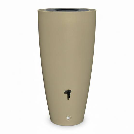 Récupérateur d'eau de pluie 190l ros'eau 2-en-1 + kit complet - plast'up rotomoulage - Image 1