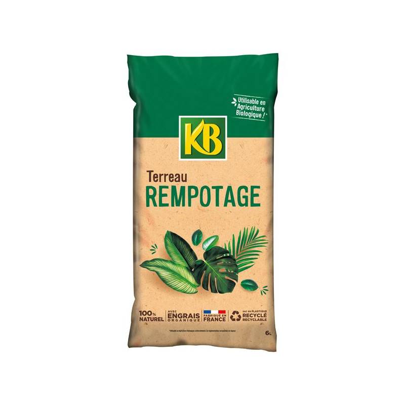 Terreau Pour Rempotage 6l          /nc Kb - Rempo6n - Imagen 1