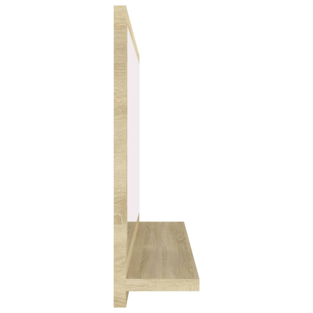 Helloshop26 - Miroir de salle de bain 60x10,5x37 cm aggloméré beige - Imagen 3