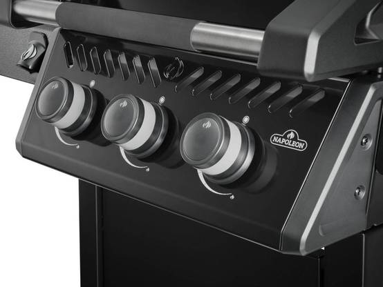 Napoleon - Barbecue gaz Freestyle 365 noir 3 brûleurs + Housse de protection + Rôtissoire + Plateau charbon - Napoléon - Image 3