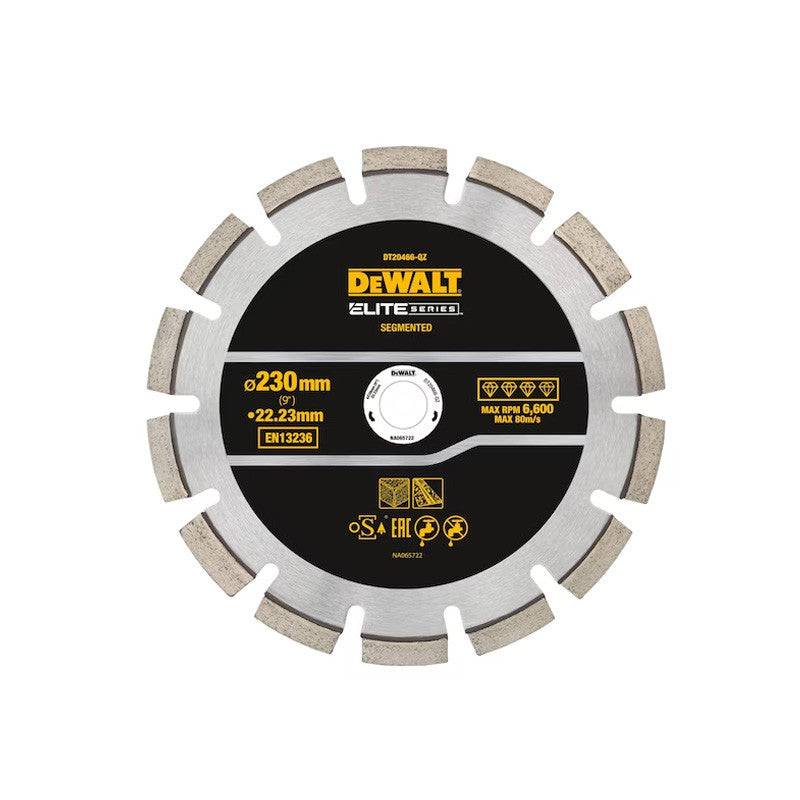 Dewalt - Disque diamant Ø230x22,23mm ELITE DEWALT DT20466-QZ pour béton asphalte Dewalt - Imagen 1