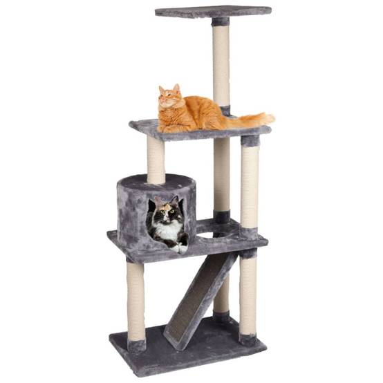 Flamingo - Arbre a chat FORZA gris 60 x 40 x hauteur 151.5 cm - Image 1