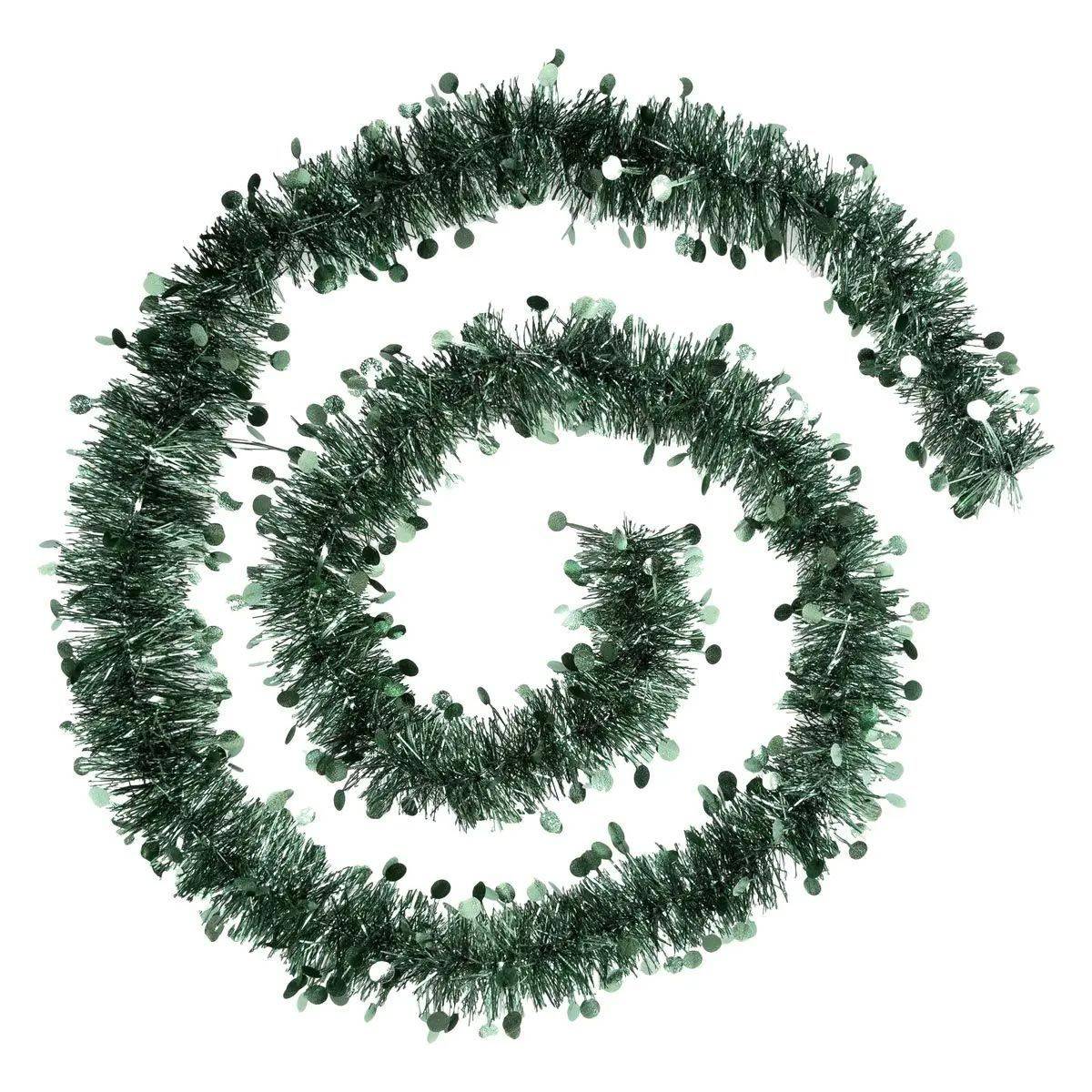 Atmosphera - Guirlande de Noël Pois "Colorama" 200cm Vert Olive