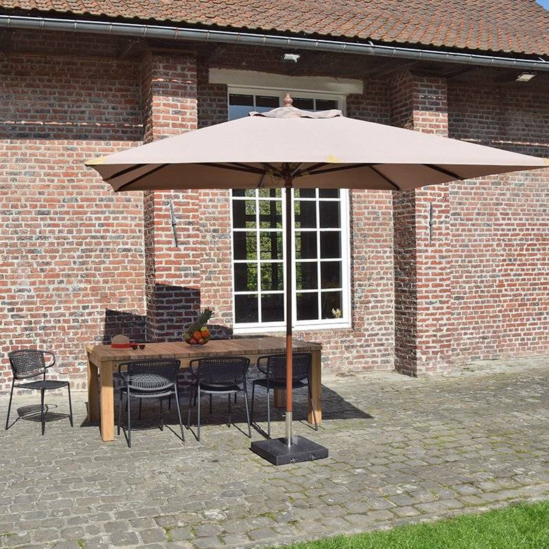Parasol droit taupe 3x3 m Pegasia - Gecko Jardin - Imagen 7