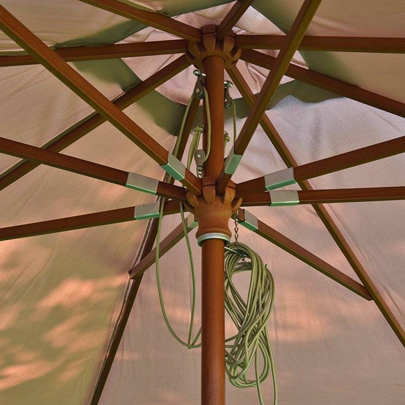 Parasol droit taupe 3x3 m Pegasia - Gecko Jardin - Imagen 3