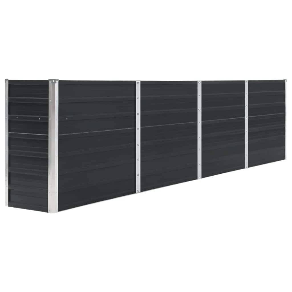 Prolenta Premium - Jardinière acier anthracite 320 x 40 x 77 cm - Prolenta premium p367.3 - Image 1