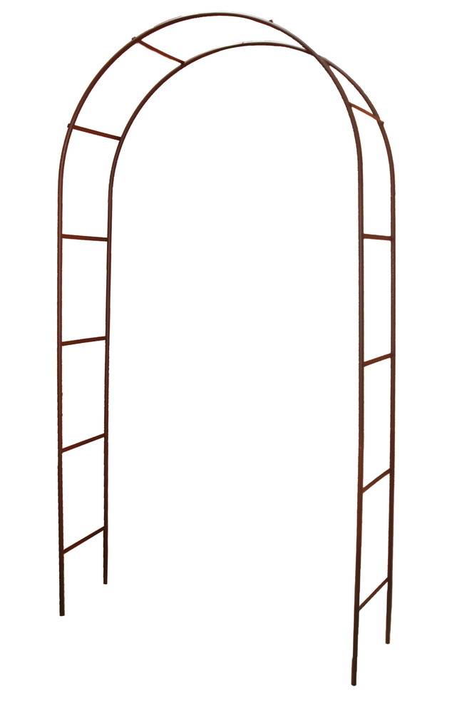 Louis Moulin - Arche tube ROND20 classique fer vieilli - 130x40x250 cm - Acier époxy Louis Moulin - Imagen 1
