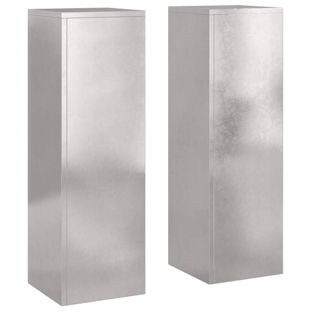Support plante Prolenta Argent 24 X 24 X 75 cm - P95056A - Image 2