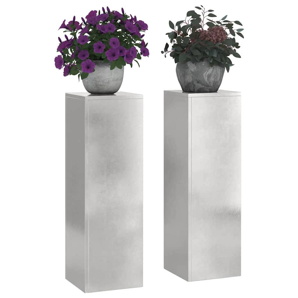 Support plante  Prolenta Argent  24 X 24 X 75 cm  - P95056A - Image 3