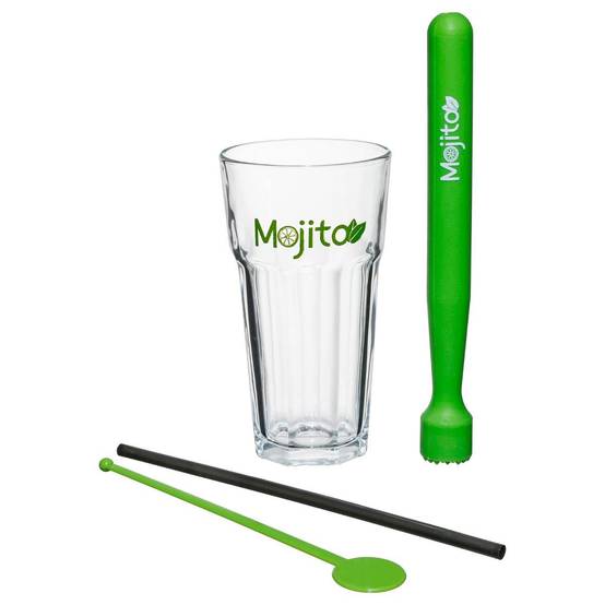Coffret à Mojito "13 Pièces" 14cm Transparent - Image 3
