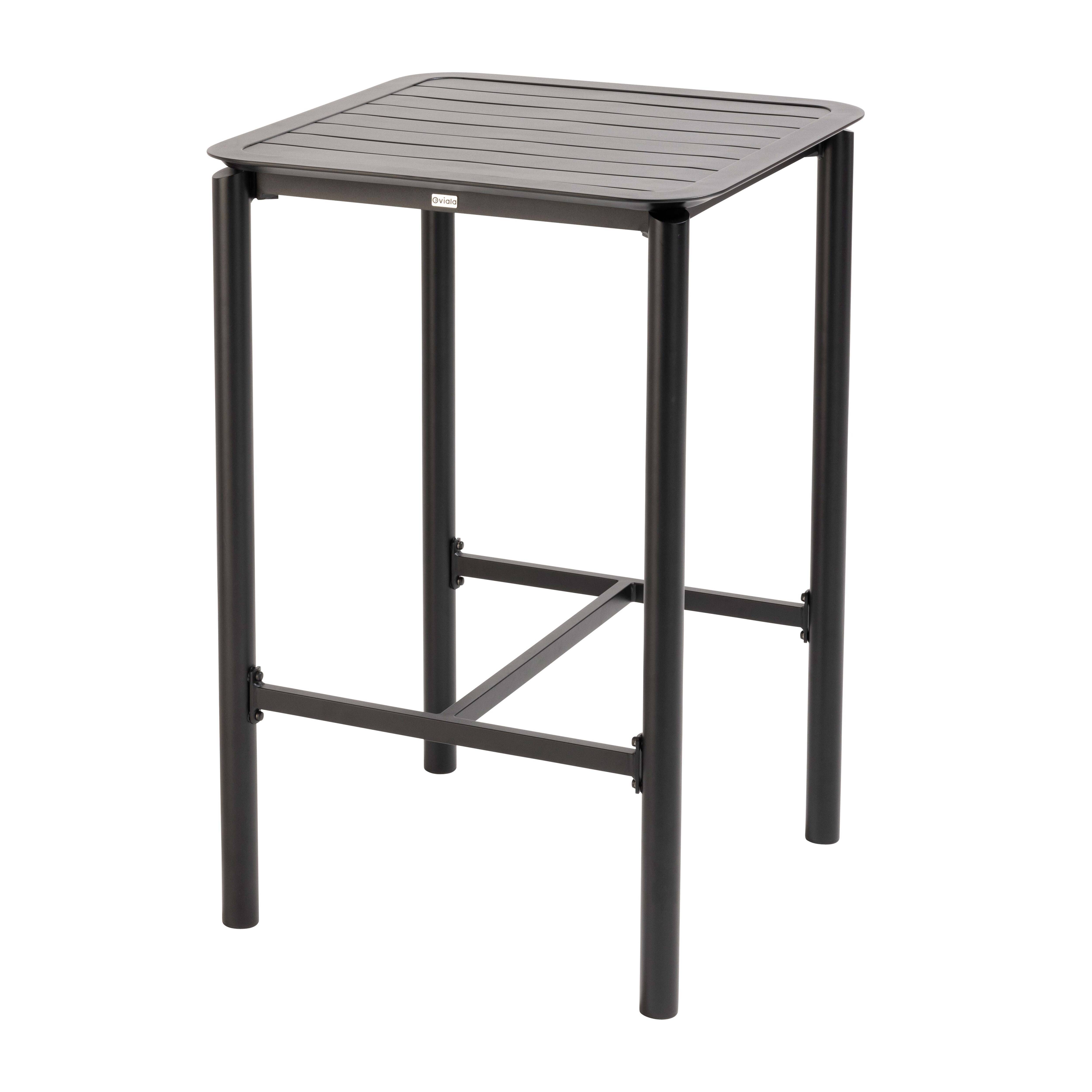Oviala - Table haute de terrasse noire Almada - Oviala - Imagen 1