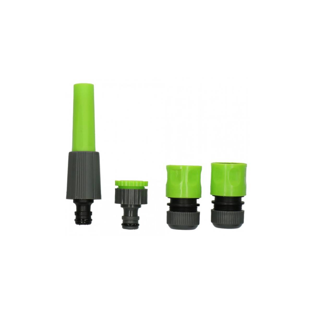 Kit Arrosage 4 Pièces Lance + 3 raccords 1/2" 15mm réglables Jardin irrigation KINZO - Image 1